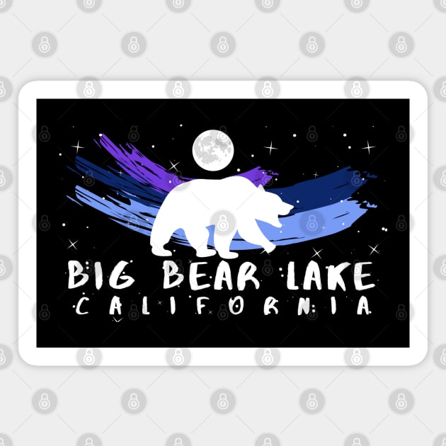 BIG BEAR LAKE [night skies] Magnet by ambrdsgn